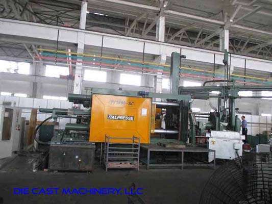 Used Italpresse Model: IP/1650-SC 1650 Metric Ton Horizontal Cold Chamber Aluminum/Magnesium Capable High Pressure Die Casting Machine