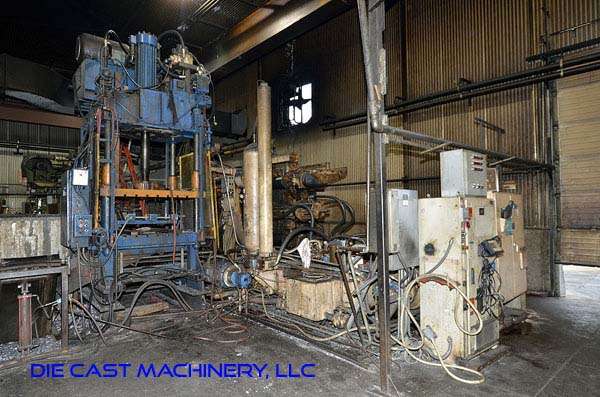 Used HPM Model: D-1000-A 1000 U.S. Tons Horizontal Cold Chamber Aluminum/Magnesium Capable High Pressure Die Casting Machine