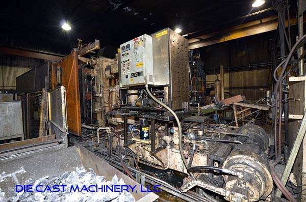 Used HPM Model: D-1000-A 1000 U.S. Tons Horizontal Cold Chamber Aluminum/Magnesium Capable High Pressure Die Casting Machine