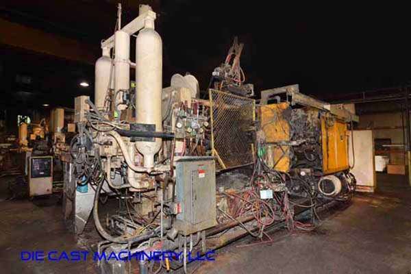 Used Idra Model: OL/700 I PRP 700 Metric Ton Horizontal Cold Chamber Aluminum/Magnesium Capable High Pressure Die Casting Machine