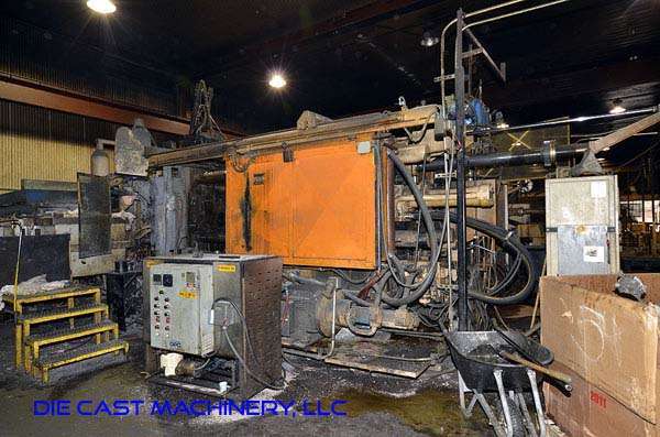 Used Idra Model: OL/700 I PRP 700 Metric Ton Horizontal Cold Chamber Aluminum/Magnesium Capable High Pressure Die Casting Machine