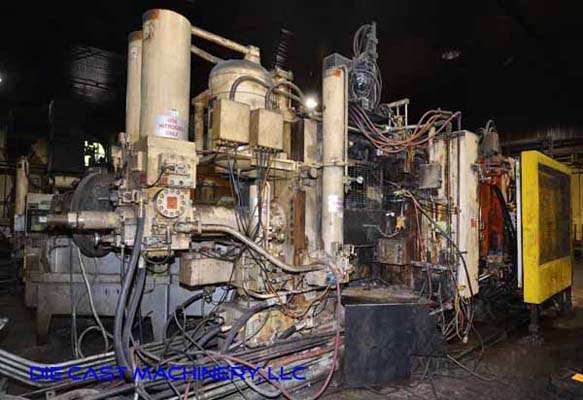 Used Prince Model: 836 CCA 900 Ton Horizontal Cold Chamber Aluminum High Pressure Die Casting Machine