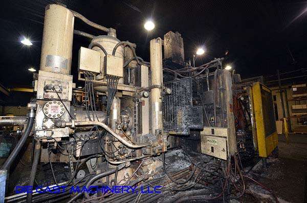 Used Prince Model: 836 CCA 900 Ton Horizontal Cold Chamber Aluminum High Pressure Die Casting Machine