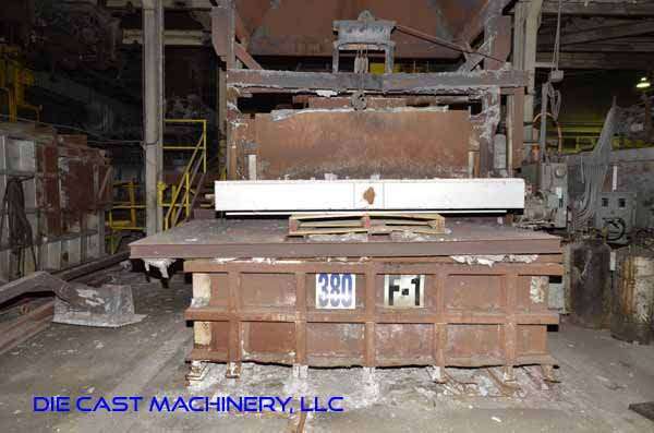 Used Lindberg MPH Model: 62-ARH 84000 84000 Pound Reverberatory Type Wet Bath Stationary Aluminum Melting and Holding Furnace