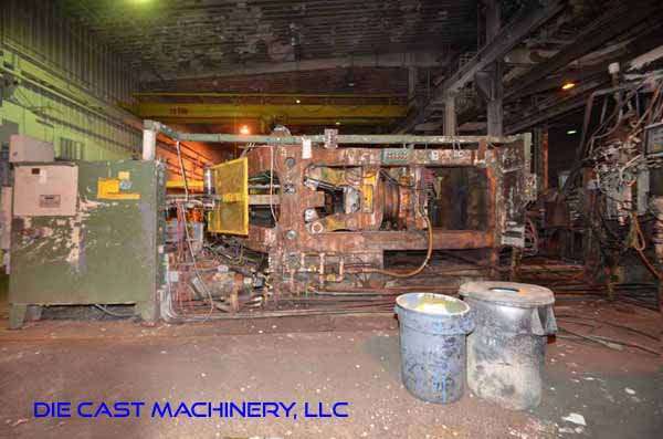 Used Lester Model: HP-1200X-SF 1200 Ton Horizontal Cold Chamber Aluminum High Pressure Die Casting Machine