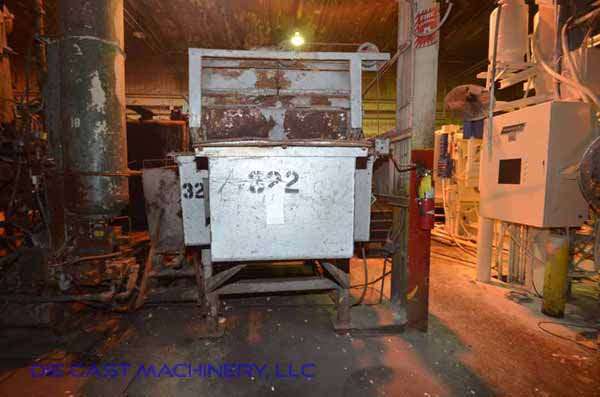 Used RDC Model: RDC-4000 4000 pounds Low Energy High Efficiency Natural Gas Heated Aluminum Holding Furnace