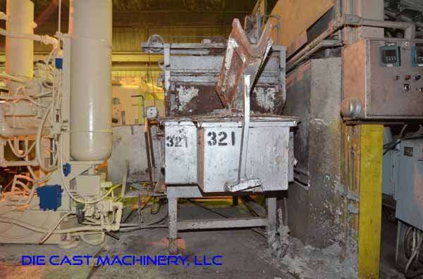 Used RDC Model: RDC-4000 4000 pounds Low Energy High Efficiency Natural Gas Heated Aluminum Holding Furnace