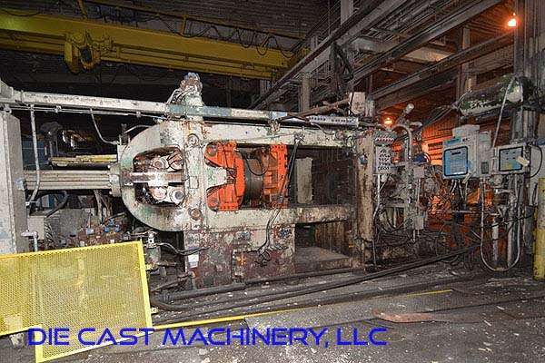 Used Lester Model: HP-900X-SF 900 Ton Horizontal Cold Chamber Aluminum High Pressure Die Casting Machine