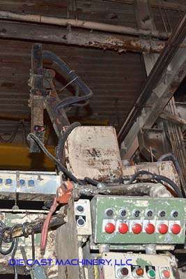 Used Advance Products Model: Gemini 155 40 Inch Multi-Link Automatic Reciprocating Die Lubrication Sprayer for Die Casting and Foundry Operations
