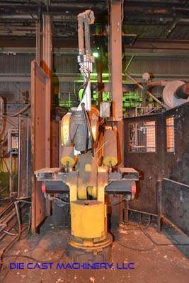 Used Fanuc Robotics Model: S-420iF 120 KG Six Axis Foundry Rated Industrial Robot with Extractor Package/Gripper for Extracting Die Castings