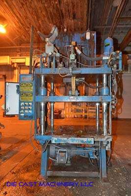 Used CMI Model: CMI-50 50 Ton Four Column (Post) Vertical Hydraulic Die Casting Trim Press