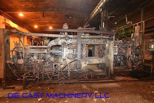Used Lester Model: HP-700X-SF 700 Ton Horizontal Cold Chamber Aluminum High Pressure Die Casting Machine