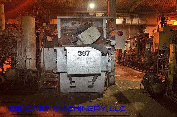 Used RDC Model: RDC-4000 4000 pounds Low Energy High Efficiency Natural Gas Heated Aluminum Holding Furnace