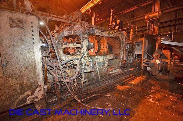 Used Lester Model: HP-900X-SF 900 Ton Horizontal Cold Chamber Aluminum High Pressure Die Casting Machine