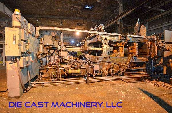 Used Lester Model: HP-1200X-SF 1200 Tons Horizontal Cold Chamber Aluminum High Pressure Die Casting Machine