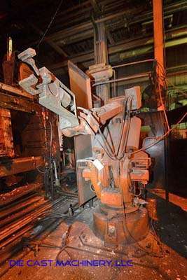 Used ABB Model: IRB 6400 120 Kg Six Axis Foundry Rated Industrial Robot with Extractor Package/Gripper for Extracting Die Castings