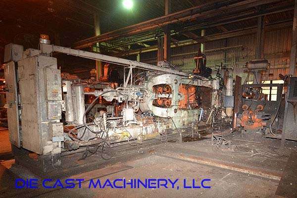 Used Lester Model: HP-900X-SF 900 Ton Horizontal Cold Chamber Aluminum High Pressure Die Casting Machine