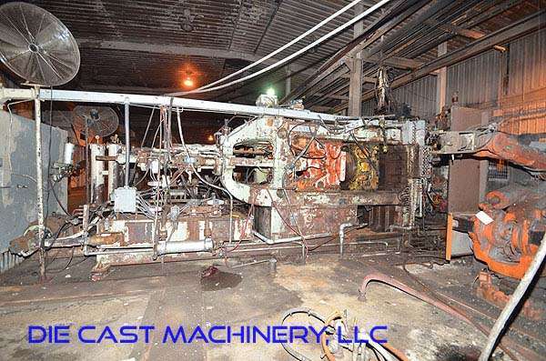 Used Lester Model: HP-900X-SF 900 Ton Horizontal Cold Chamber Aluminum High Pressure Die Casting Machine