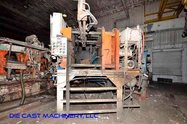Used KG Model: KG-50 50 Ton Four Column (post) Horizontal Hydraulic Die Cast Trim Press