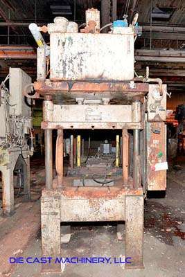 Used K.R. Wilson Model: 38 Ton Four Column (Post) Vertical Hydraulic Die Casting Trim Press
