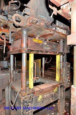 Used K.R. Wilson Model: 38 Ton Four Column (Post) Vertical Hydraulic Die Casting Trim Press