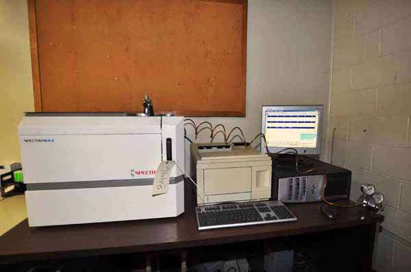 Used Spectro Analytical Model: Spectromaxx CCD Arc/Spark Optical Emission Spectrometry (OES) analyzer Metal Analytic Spectrometer