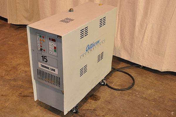 Used Thermal Care Model: Oiltherm RO061503 6 kW Single Zone Portable Hot Oil Process Heater Temperature Control Unit with Cooling Water Circuit