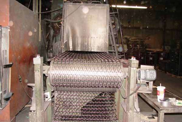 Used Wheelabrator Model: BCP A4-8354 Flow Through Shot Blast Machine