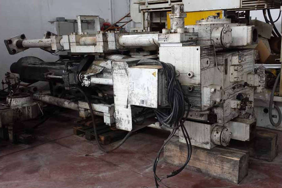 Used Ube Model: VSC1250 1250 Metric Ton Vertical Cold Chamber Aluminum High Pressure Squeeze Cast or Semi-Solid Die Casting Machine