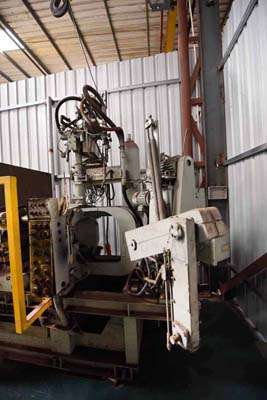 Used Toyo Machinery Model: BD-125V2-CW 125 Metric Ton Horizontal Cold Chamber Aluminum High Pressure Die Casting Machine