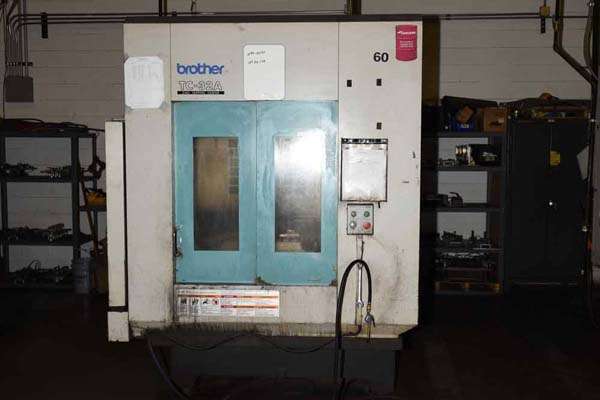 Used Brother Model: TC-32A 550 x 350 mm CNC High Speed Drill-Tap-Milling Machine - Vertical Spindle - Two Pallet with ATC