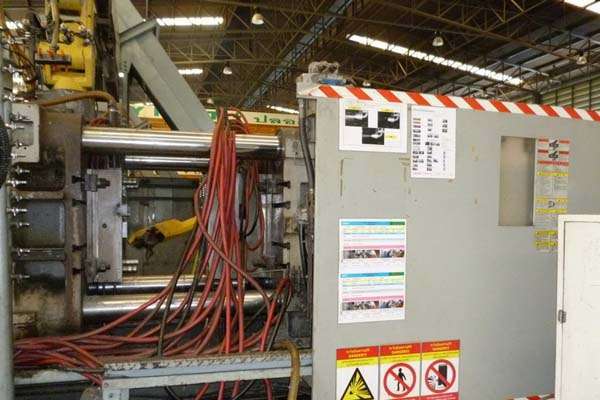 Used Toyo Machinery Model: BD-350V5 350 Metric Ton Horizontal Cold Chamber Aluminum High Pressure Die Casting Machine