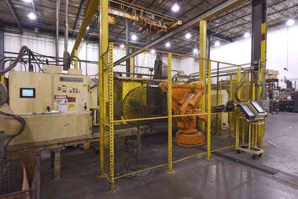 Used Prince Model: 633 CCA 700 Ton Horizontal Cold Chamber Aluminum High Pressure Die Casting Machine