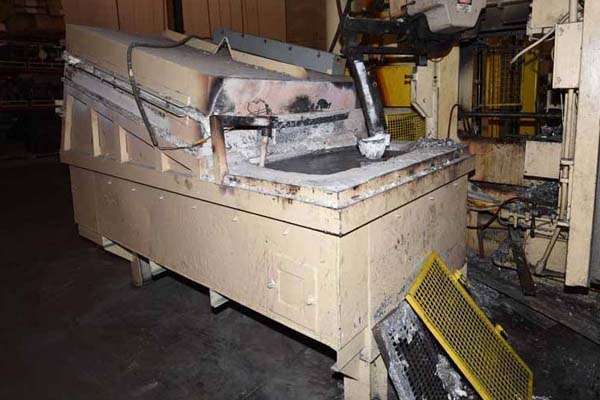 Used Custom Built Model: 2600 2600 pound Low Energy High Efficiency Electric Heated Aluminum Holding Furnace