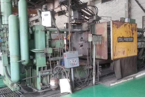 Used Italpresse Model: IP/750-SC 750 Metric Ton Horizontal Cold Chamber Aluminum High Pressure Die Casting Machine