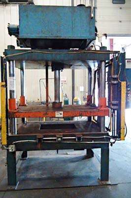 Used Metal Mechanics Model: DCT-75 75 Ton Four Column (Post) Vertical Hydraulic Die Casting Trim Press