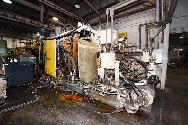 Used Prince Model: 836 CCA 900 Ton Horizontal Cold Chamber Aluminum High Pressure Die Casting Machine