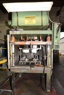 Used Metal Mechanics Model: 50 50 Ton Four Column (Post) Vertical Hydraulic Die Casting Trim Press