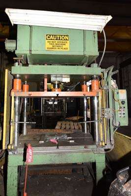 Used Metal Mechanics Model: 50 50 Ton Four Column (Post) Vertical Hydraulic Die Casting Trim Press