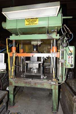 Used Metal Mechanics Model: 50 50 Ton Four Column (Post) Vertical Hydraulic Die Casting Trim Press