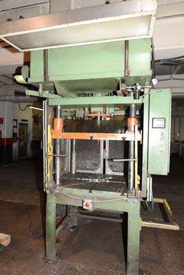 Used Metal Mechanics Model: 20 20 Ton Four Column (Post) Vertical Hydraulic Die Casting Trim Press
