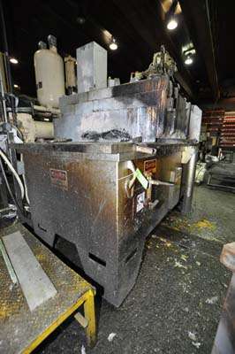 Used Lindberg MPH Model: 62-GH4100 4100 Pound Bath Capacity Low Energy High Efficiency Natural Gas Heated Aluminum Holding Furnace
