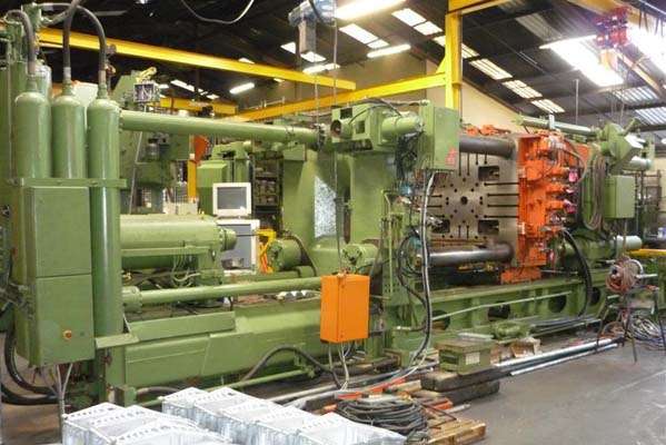 Used Buhler Model: SC 10 120 1200 Ton Horizontal Cold Chamber Aluminum/Magnesium Capable High Pressure Die Casting Machine