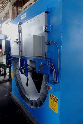 Used Dynarad Model: RL-24R 36 KW Electrically Heated Magnesium Ingot Preheater and Furnace Charging Unit