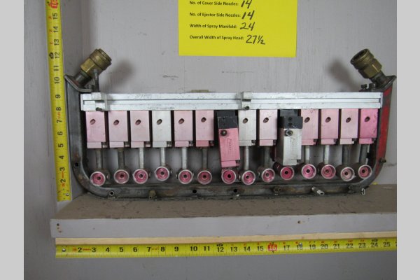 Used Rimrock Model: 27 Inch Rimrock Die Lube Spray Manifold for Model 410 Automatic Reciprocator Sprayer