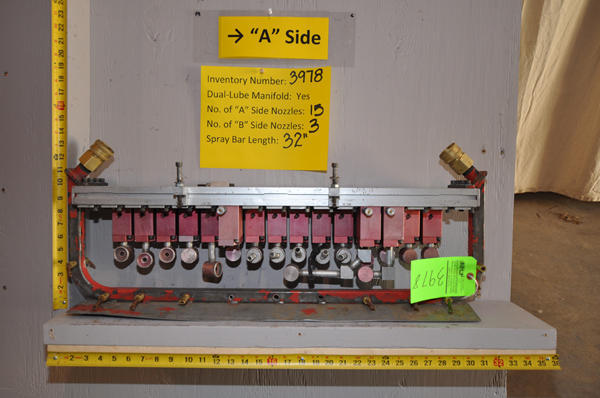 Used Rimrock Model: 32 Inch Rimrock Die Lube Spray Manifold for Model 410 Automatic Reciprocator Sprayer