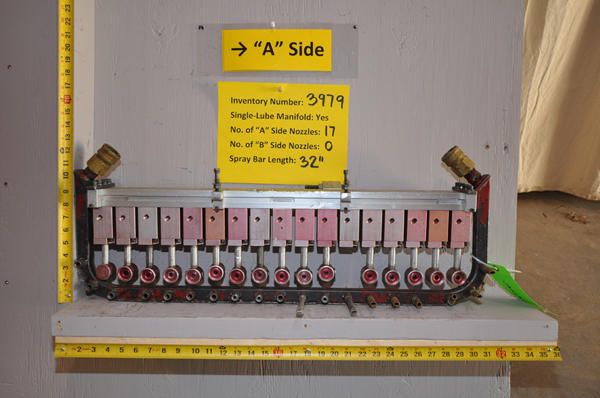 Used Rimrock Model: 32 Inch Rimrock Die Lube Spray Manifold for Model 410 Automatic Reciprocator Sprayer