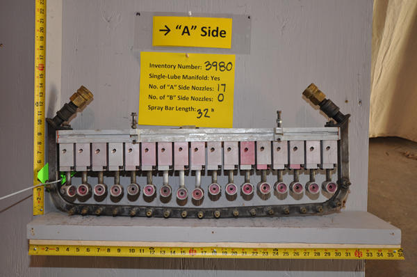 Used Rimrock Model: 32 Inch Rimrock Die Lube Spray Manifold for Model 410 Automatic Reciprocator Sprayer