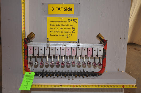 Used Rimrock Model: 27 Inch Rimrock Die Lube Spray Manifold for Model 410 Automatic Reciprocator Sprayer