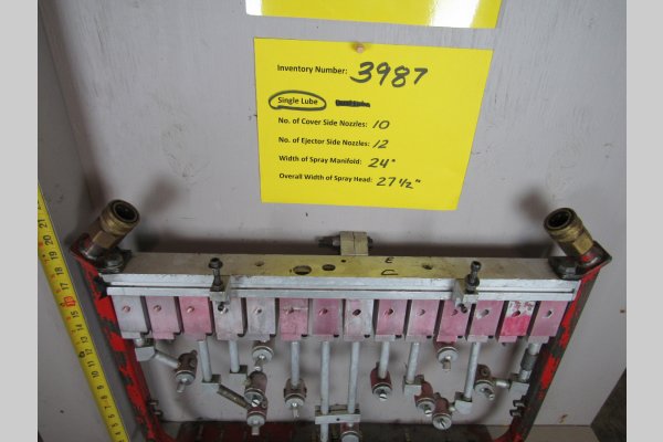 Used Rimrock Model: 27 Inch Rimrock Die Lube Spray Manifold for Model 410 Automatic Reciprocator Sprayer
